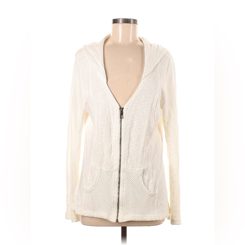 XCVI Hooded Zip-Up Sweater